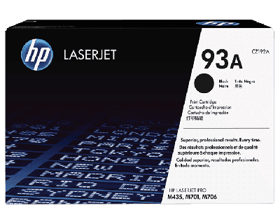 HP 93A Black LaserJet Toner Cartridge