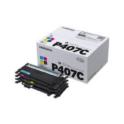 Samsung Toner Cartridges (CLT-P407C) 4-pack Black/Cyan/Magenta/Yellow 