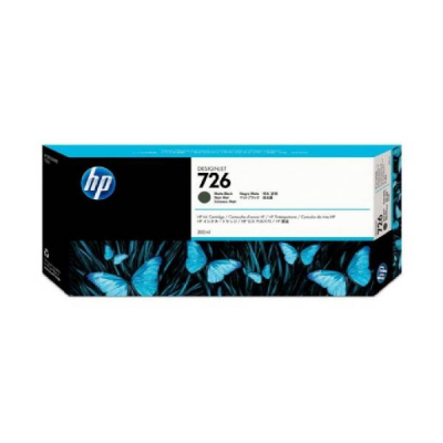 HP 726 300ml Matte Bk Designjet Ink Crtg