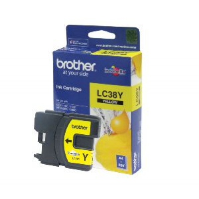 Brother LC-38Y Ink Cartridge - Yellow