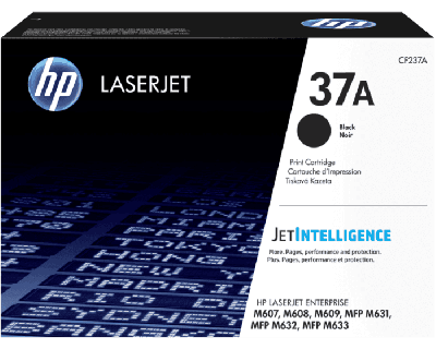 HP 37A Black LaserJet Toner Cartridge