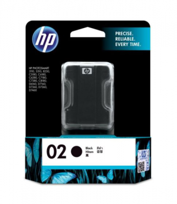HP 02 AP Black Ink Cartridge 