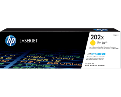 HP 202X Yellow LaserJet Toner Cartridge
