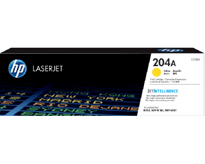HP 204A Yellow LaserJet Toner Cartridge