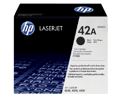 HP LaserJet 4250/4350/4240 Black Crtg